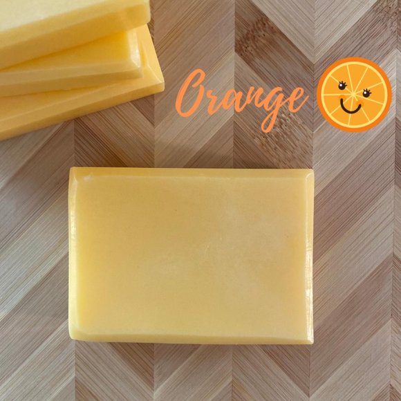 Orange Scented Goats Milk Soap (1 bar) - Picture 1 of 2